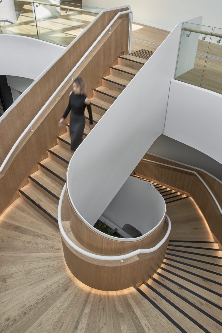 Curved Stair Design | Commercial Melbourne | Active Metal 01